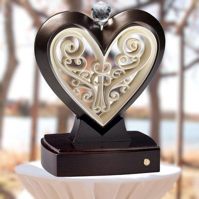 Ivory Heart w/ Oil Rubbed Bronze Color | Unity Cross – UnityCross